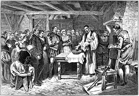 baptism of Virginia Dare